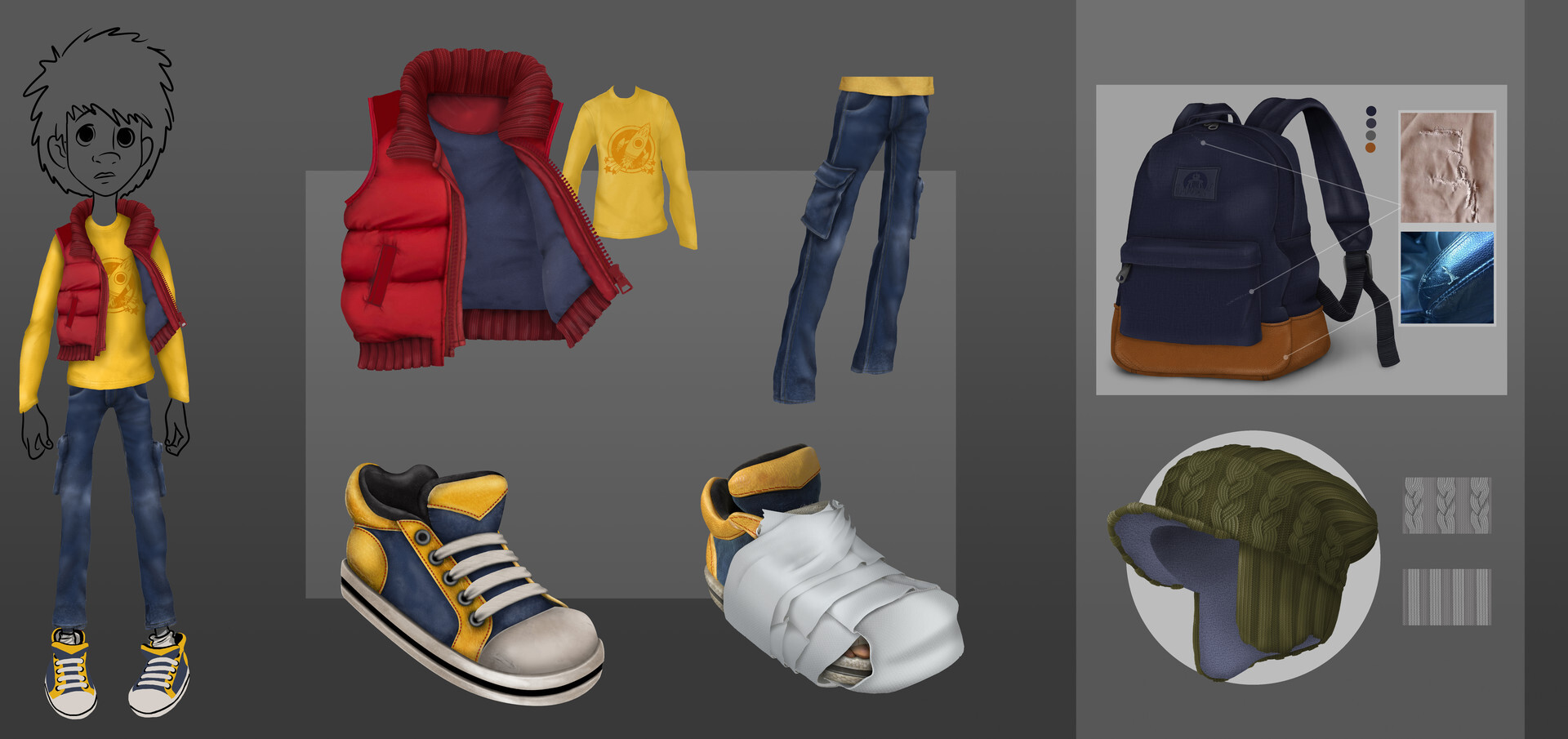 Adam look concept art
