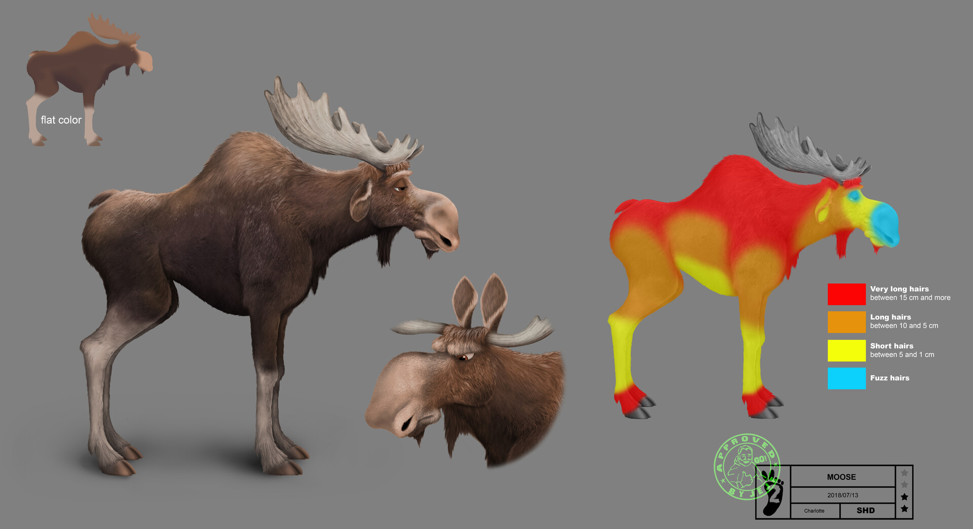 Moose shading concept art