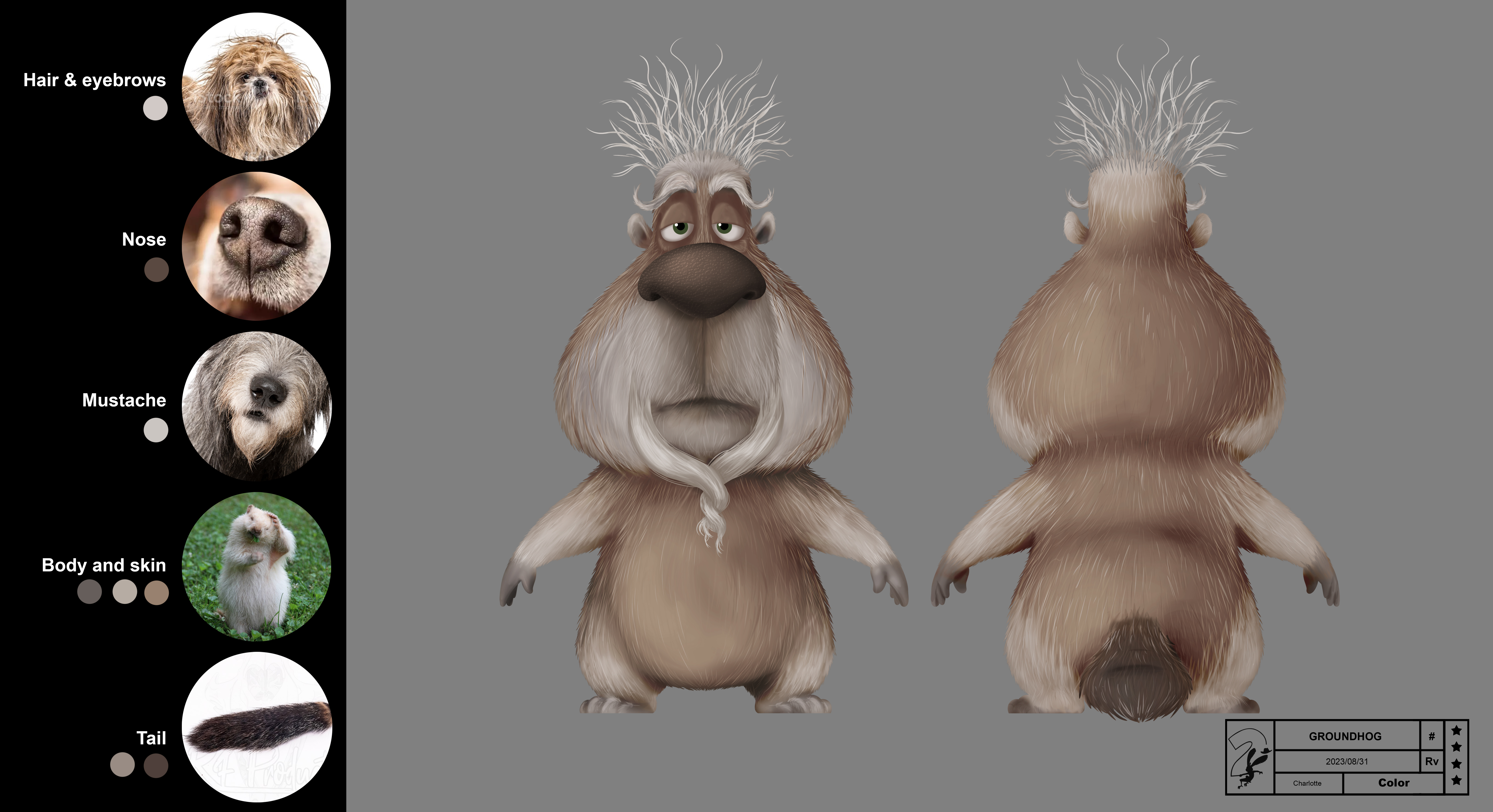 Groundhog color callout