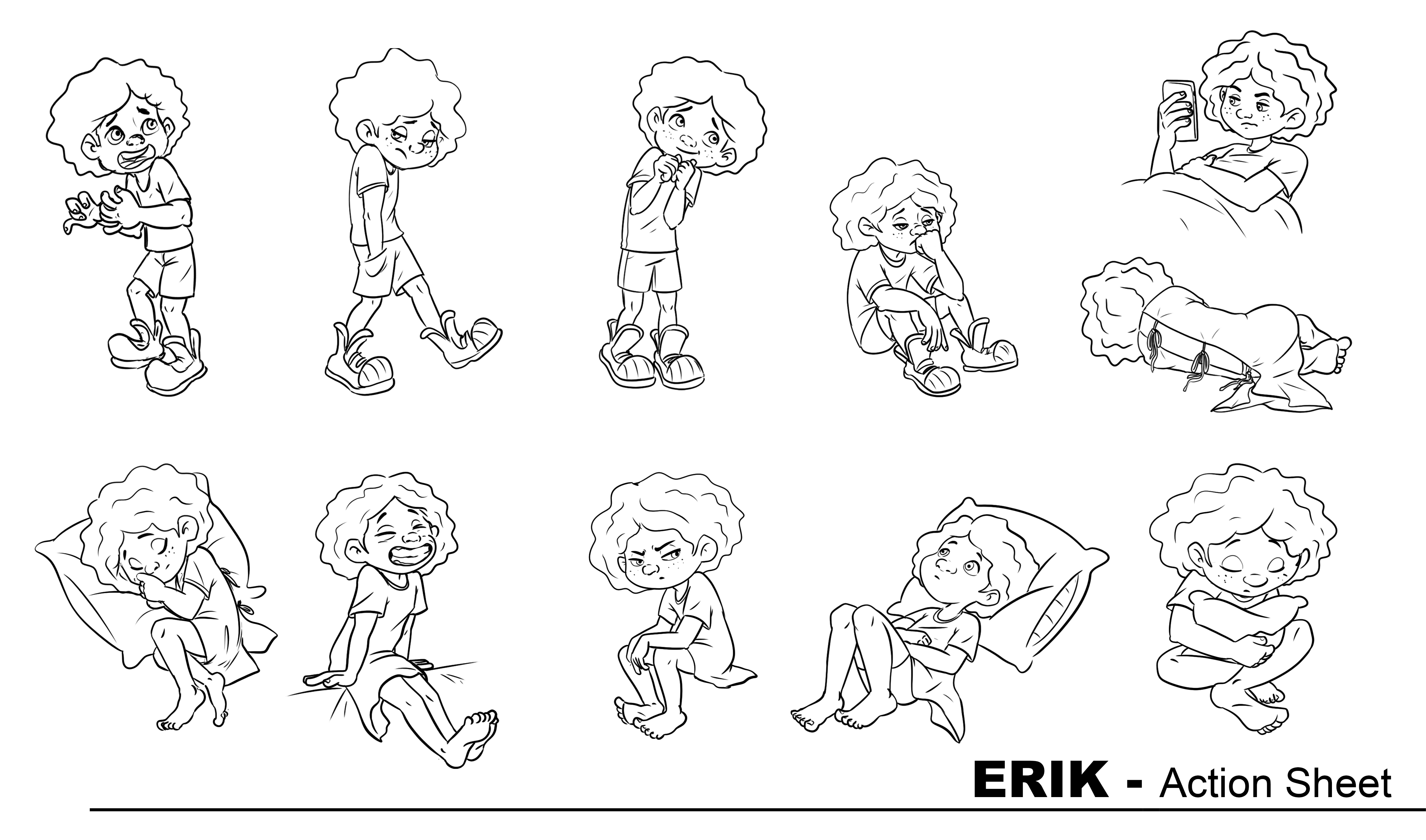 Erik action sheet
