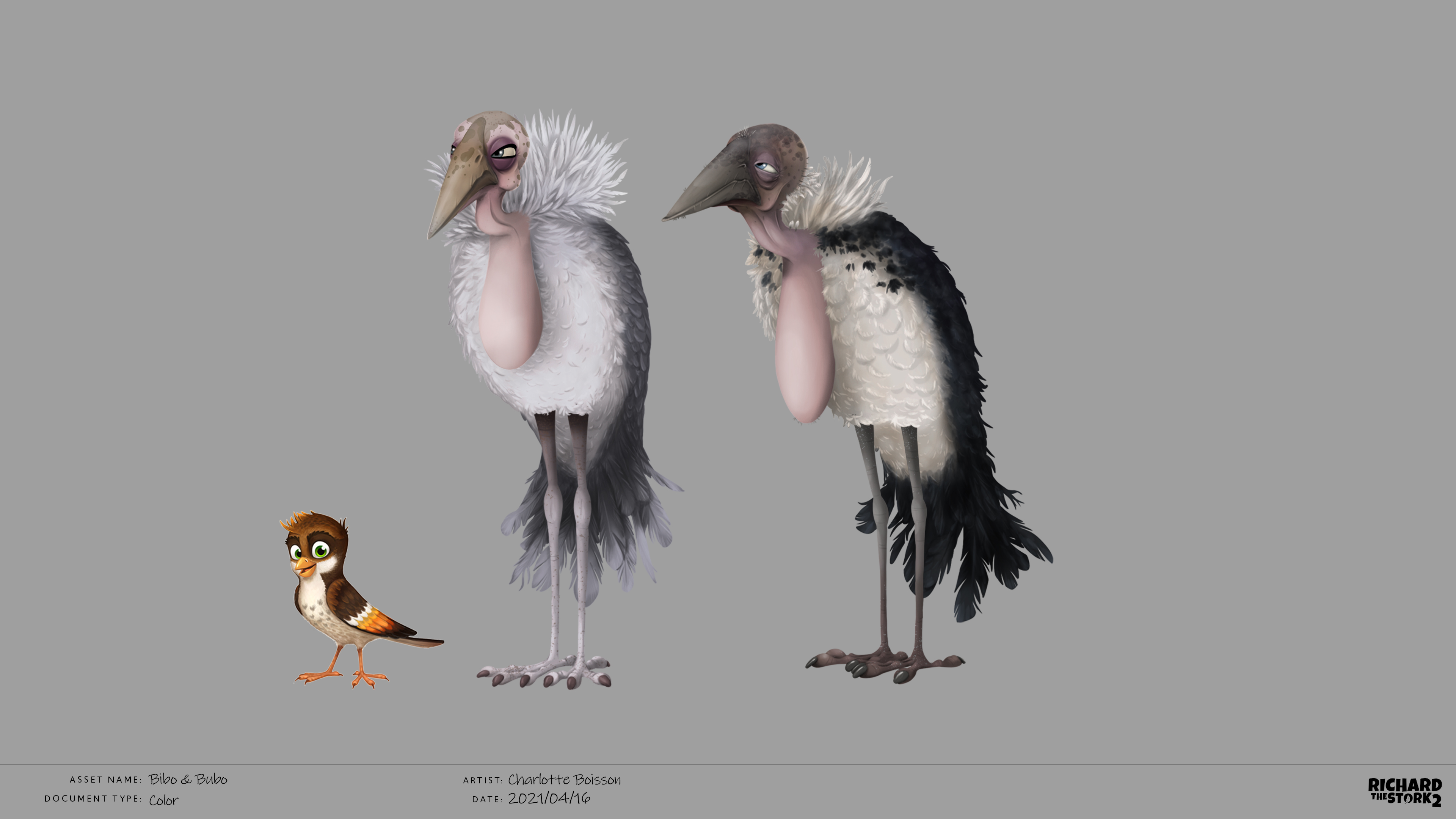 Biba et Bubo concept art